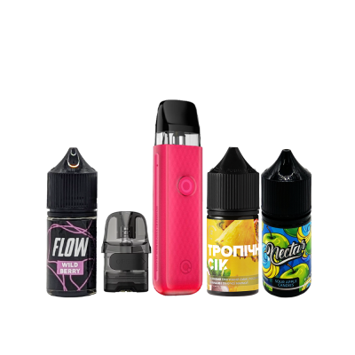 Комплект Voopoo Vinci Q 900 та стартовий набір рідин