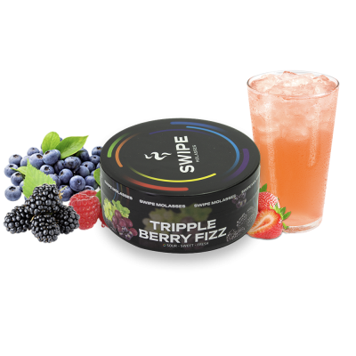 Кальянна суміш Swipe Tripple Berry Fizz (Ягідна шипучка, 100 г)