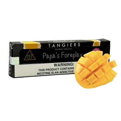 Табак Tangiers Noir №137 Papa's Foreplay (Папас форплей, 250 г) Чёрная упаковка