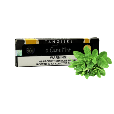 Тютюн Tangiers Burley №96а Cane Mint Alpha (Кейн Мінт Альфа, 250 г) Чорна упаковка