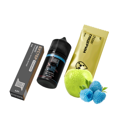Набор для самозамеса Chaser Black Blue Razz Apple Ultra (Блю Разз Эпл, 65 мг, 30 мл)