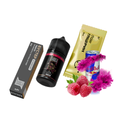 Набір для самозамішування Chaser Black Energy Raspberry Ultra (Малиновий Енергетик, 65 мг, 30 мл)
