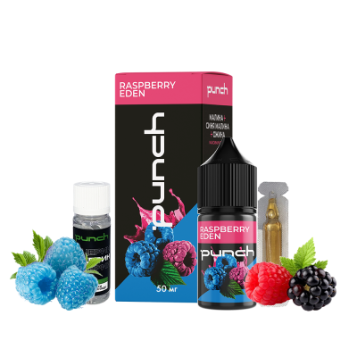 Набор для самозамеса Punch Raspberry Eden (Ежевика Малина, 50 мг, 30 мл)