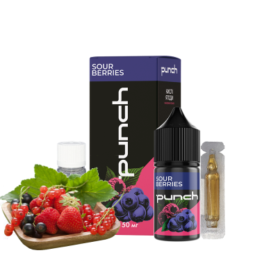 Набір для самозамішування Punch Sour Berries (Кислі Ягоди, 50 мг, 30 мл)