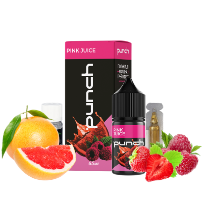 Набір для самозамішування Punch Pink Juice (Грейпфрут Полуниця Малина, 65 мг, 30 мл)