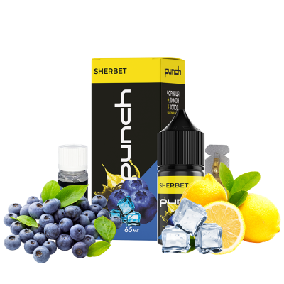 Набір для самозамішування Punch Sherbet (Лимон Чорниця Холод, 65 мг, 30 мл)