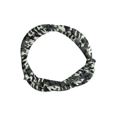 Силиконовый шланг для кальяна White Camouflage (Белый Камуфляж)