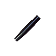 Конектор для силіконового шлангу кальяну Amy Deluxe Black (Чорний)
