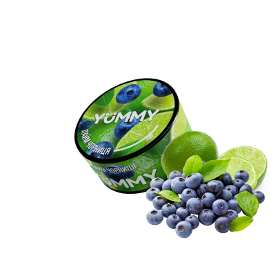 Тютюн Yummy Лайм Чорниця (100 г)