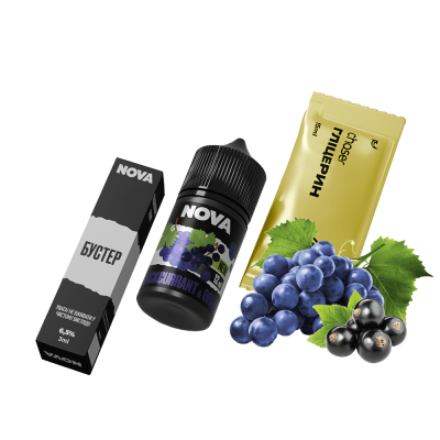 Набір для самозамішування Chaser Nova Blackcurrant&Grape (Смородина Виноград, 65 мг, 30 мл)