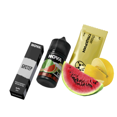 Набір для самозамішування Chaser Nova Watermelon&Melon (Кавун Диня, 65 мг, 30 мл)