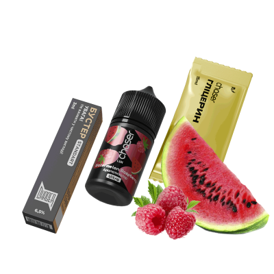 Набор для самозамеса Chaser Lux Watermelon Raspberry (Арбуз Малина, 65 мг, 30 мл)
