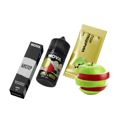 Набор для самозамеса Chaser Nova Apple&Mixed (Микс Яблок, 65 мг, 30 мл)
