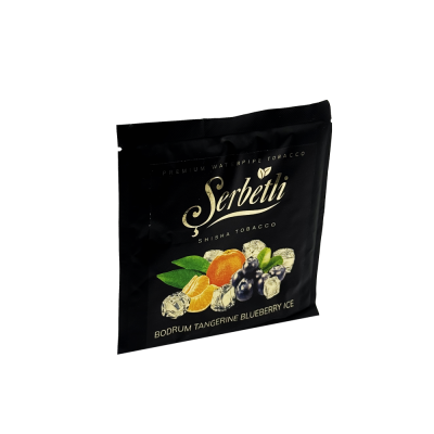 Тютюн Serbetli Bodrum Tangerine Blueberry Ice (Мандарин Чорниця Лід, 100 г)