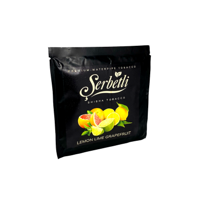 Тютюн Serbetli Lemon Lime Grapefruit (Лимон Лайм Грейпфрут, 100 г)