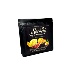 Тютюн Serbetli Melon Passion fruit Cherry Grapefruit (Диня Маракуя Вишня Грейпфрут, 100 г)