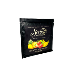 Табак Serbetli Pineapple Strawberry Banana (Ананас Клубника Банан, 100 г)
