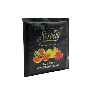 Табак Serbetli Raspberry Watermelon Lemon (Малина Арбуз Лимон, 100 г)