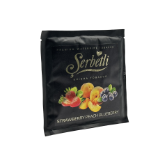 Табак Serbetli Strawberry Peach Blueberry (Клубника Персик Черника, 100 г)