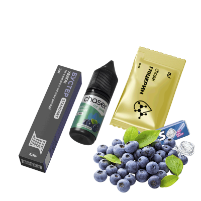 Набор для самозамеса Chaser Blueberry Menthol Ultra (Черника Ментол, 65 мг, 10 мл)