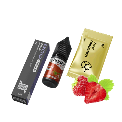Набір для самозамішування Chaser Strawberry Ultra (Полуниця, 65 мг, 10 мл)
