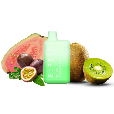 Elf Bar ВС4000 Kiwi Passion Fruit Guava (Киви Маракуйя Гуава) Одноразовый POD
