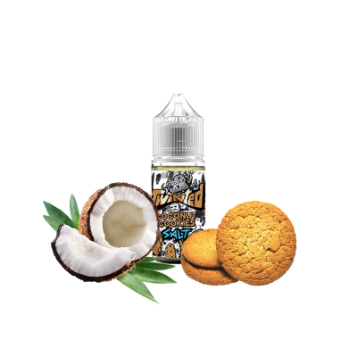 Жидкость Twisted salt Coconut Cookie (Кокосовое печенье, 25 мг, 30 мл)