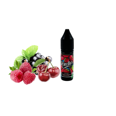 Жидкость Nectar Cherry black currant raspberry (Вишня Смородина Малина, 50 мг, 10 мл)