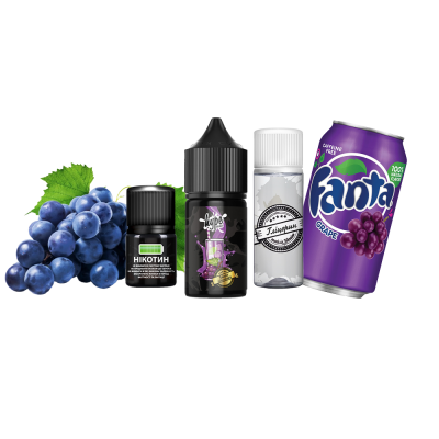 Набор для самозамеса Hype Black Grape lemonade (Виноград Лимонад, 50 мг, 30 мл)