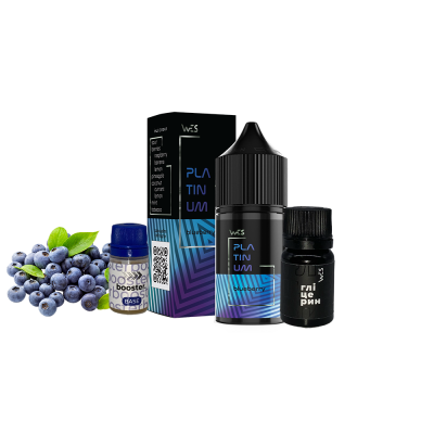 Набор для самозамеса WES Platinum Blueberry (Черника, 50 мг, 30 мл)
