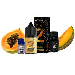 Набір для самозамішування WES Gold Melon&Papaya (Диня Папая, 50 мг, 30 мл)