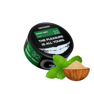 Тютюн Gedonist №32 Sweet Mint (Солодка М'ята, 100 г)