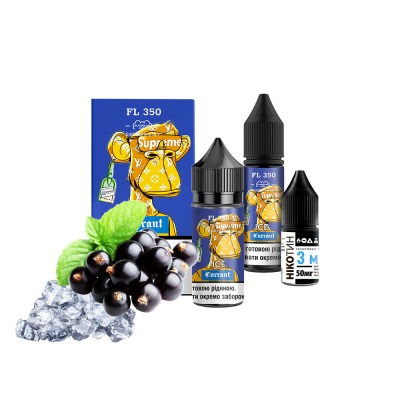 Набір для самозамішування Flavorlab FL350 Ice Currant (Смородина Льод, 50 мг, 30 мл)