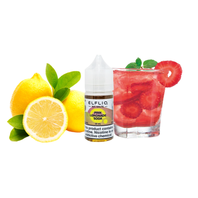 Жидкость Elfliq Pink Lemonade Soda (Розовый Лимонад, 50 мг, 30 мл)