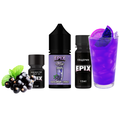 Набір для самозамішування Epix Black Currant Lemonade (Лимонад із чорної смородини, 25 мг 30 мл)