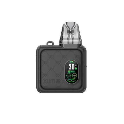 OXVA Xlim SQ Pro Kit 1200 Black Leather (Чёрная кожа, с картриджем) Многоразовый POD