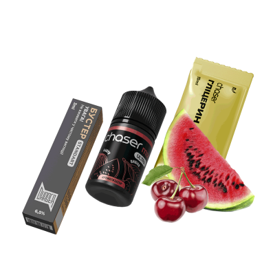 Набір для самозамішування Chaser Mix Cherry Watermelon (Вишня Кавун, 65 мг, 30 мл)