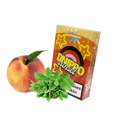 Тютюн WhiteSmok Dnipro Sunset (Персик М'ята, 50 г)