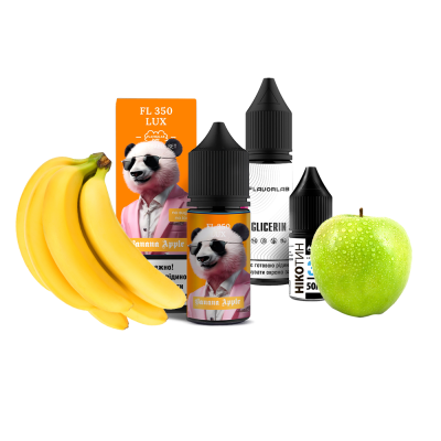 Набір для самозамішування Flavorlab FL350 LUX Banana Apple (Банан Яблуко, 50 мг, 30 мл)