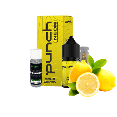 Набір для самозамішування Punch Neon Sour Lemon (Кислий Лимон, 50 мг, 30 мл)