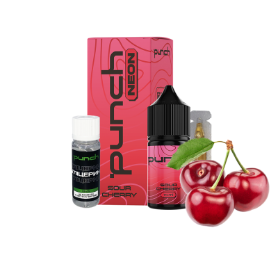 Набір для самозамішування Punch Neon Sour Cherry (Кисла Вишня, 65 мг, 30 мл)