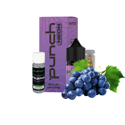 Набір для самозамішування Punch Neon Sour Grape (Кислий Виноград, 65 мг, 30 мл)