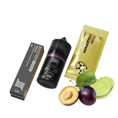 Набір для самозамішування Chaser Black Sour Plum Lime Ultra (Кисла слива, 65 мг, 30 мл)