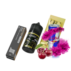 Набір для самозамішування Chaser Mix Energy Cherry Ultra (Вишневий Енергетик, 50 мг, 30 мл)