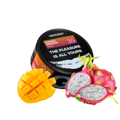 Табак Gedonist №35 Mango Dragon (Манго Питайя, 100 г)
