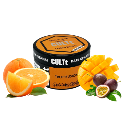 Тютюн CULTt Strong DS54 Tropifusion (Манго Маракуя Апельсин Грейпфрут, 100 г)