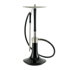 Кальян Oduman Cosmo Black Glass Silver/Black Body (Чёрный, полный комплект)