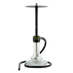 Кальян Oduman Nova Clear Glass Black Body (Чёрный, полный комплект)