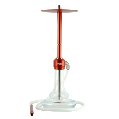 Кальян Oduman Nova Clear Glass Red Body (Красный, полный комплект)