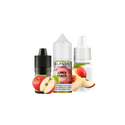 Набор для самозамеса Elfliq Apple Peach (Яблоко Персик, 50 мг, 30 мл)